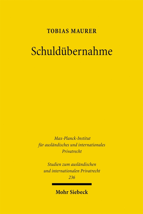 Schuld&uuml;bernahme - Tobias Maurer