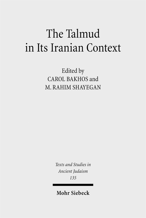 The Talmud in Its Iranian Context - 