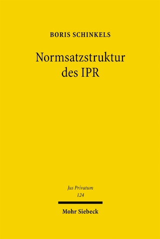 Normsatzstruktur des IPR