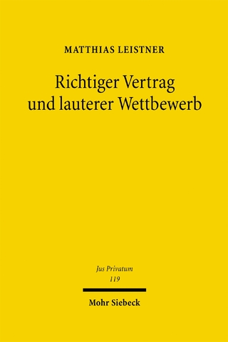 Richtiger Vertrag und lauterer Wettbewerb
