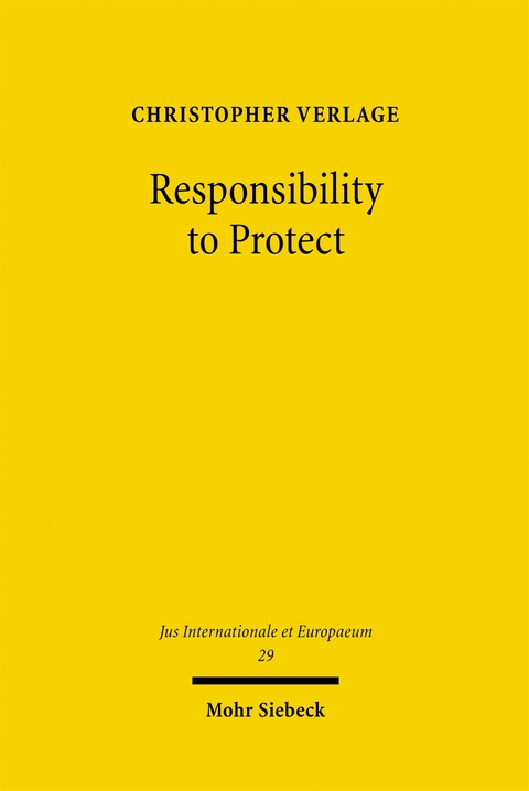 Responsibility to Protect - Christopher Verlage