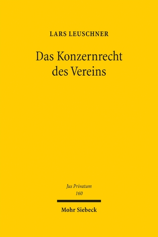 Das Konzernrecht des Vereins