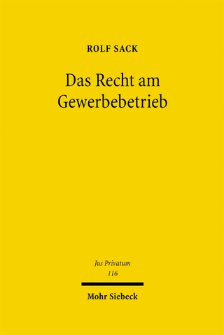 Das Recht am Gewerbebetrieb
