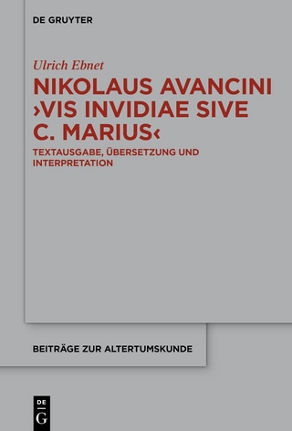 Nikolaus Avancini, ›Vis invidiae sive C. Marius‹