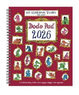 The Dodo Pad Original Desk Diary 2026 - Week to View, Calendar Year Diary