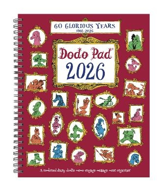 The Dodo Pad Original Desk Diary 2026 - Week to View, Calendar Year Diary - Lord Dodo