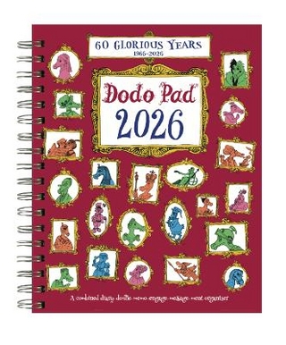 The Dodo Pad Original Desk Diary 2026 HARDCOVER- Week to View, Calendar Year Diary