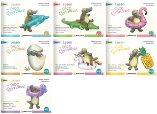 Paket – Lesen mit Rico Schnabel – Komplettbezug Hefte 1 bis 7 (silbierte Ausgabe) davon Heft 1-4 mit BOOKii-Funktion