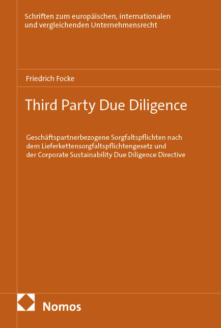 Third Party Due Diligence - Friedrich Focke