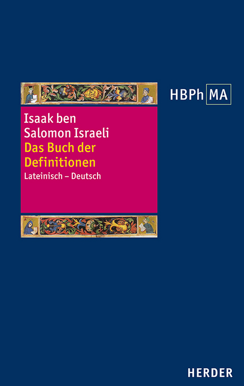 Liber de definitionibus. Das Buch der Definitionen -  Isaak ben Salomon Israeli