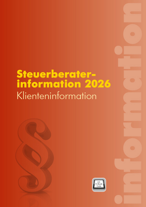 Steuerberaterinformation 2026 - Johannes Edlbacher, Alexander Hofer, Nadja Hubmann, Doris Maier, Martin Puchinger, Reinhard Rindler, Wolfgang Seidl, Christine Weinzierl