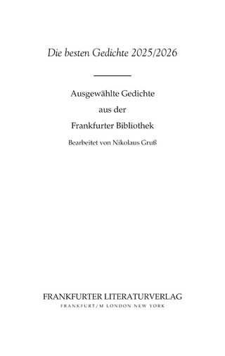 Die besten Gedichte 2025/2026