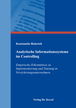 Analytische Informationssysteme im Controlling