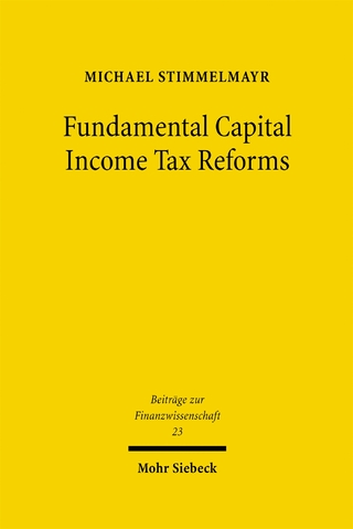 Fundamental Capital Income Tax Reforms