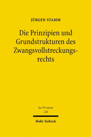Die Prinzipien und Grundstrukturen des Zwangsvollstreckungsrechts