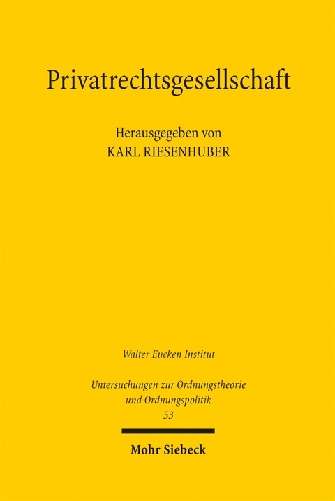 Privatrechtsgesellschaft - 