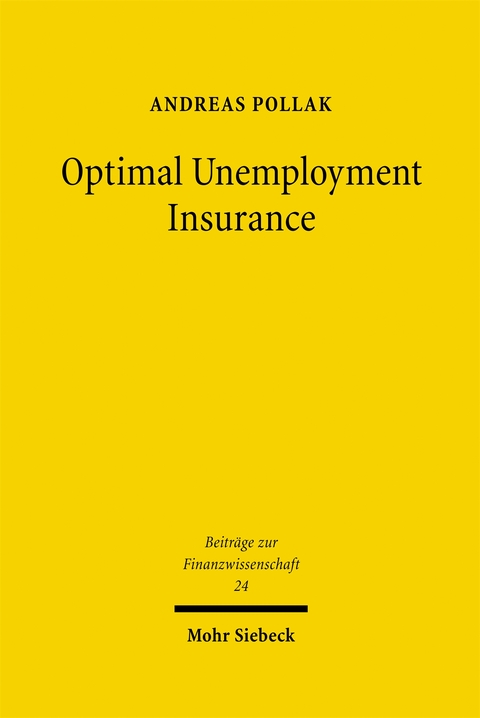 Optimal Unemployment Insurance - Andreas Pollak
