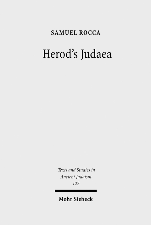 Herod's Judaea - Samuel Rocca