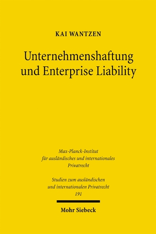 Unternehmenshaftung und Enterprise Liability