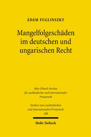 Mangelfolgeschäden im deutschen und ungarischen Recht