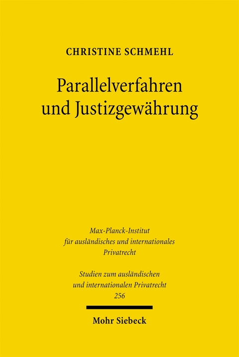 Parallelverfahren und Justizgew&auml;hrung - Christine Schmehl
