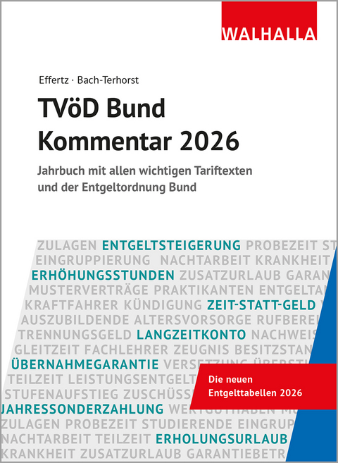 TVöD Bund Kommentar 2026 - Jörg Effertz, Andreas Bach-Terhorst