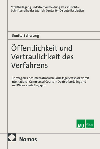 Öffentlichkeit und Vertraulichkeit des Verfahrens