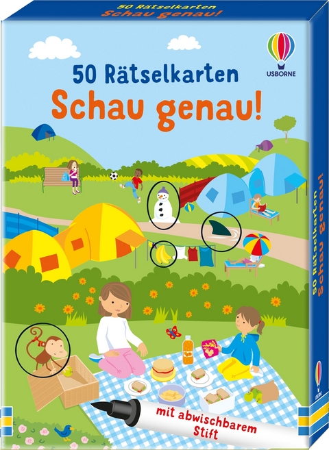 50 R&auml;tselkarten: Schau genau! - Sarah Khan