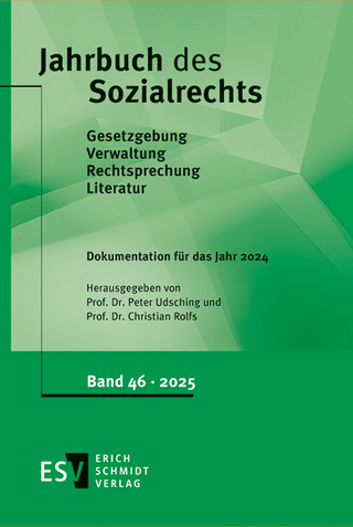 Jahrbuch des Sozialrechts (der Gegenwart). Gesetzgebung - Verwaltung... / Jahrbuch des Sozialrechts - - Dokumentation für das Jahr 2024