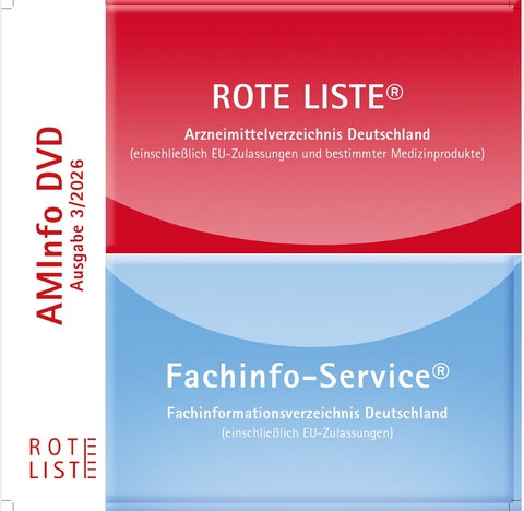 ROTE LISTE&reg; 3/2026 AMInfo-DVD - ROTE LISTE&reg;/FachInfo - Abo (4 Ausgaben pro Jahr)