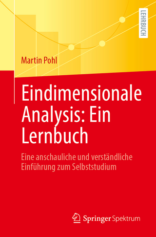 Eindimensionale Analysis: Ein Lernbuch