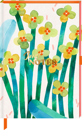 Notizbuch DIN A5 &ndash; Just Notes (Little yellow Flowers)