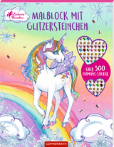 Malblock mit Glitzersteinchen