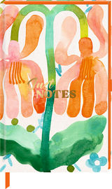 Notizbuch DIN A6 &ndash; Just Notes (Orange Flower)