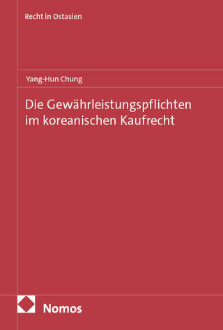 Die Gewährleistungspflichten im koreanischen Kaufrecht