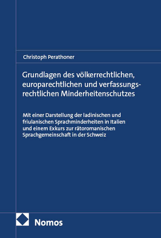 Grundlagen des völkerrechtlichen, europarechtlichen und verfassungsrechtlichen Minderheitenschutzes