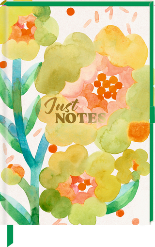 Notizbuch DIN A5 – Just Notes (Yellow Flower)