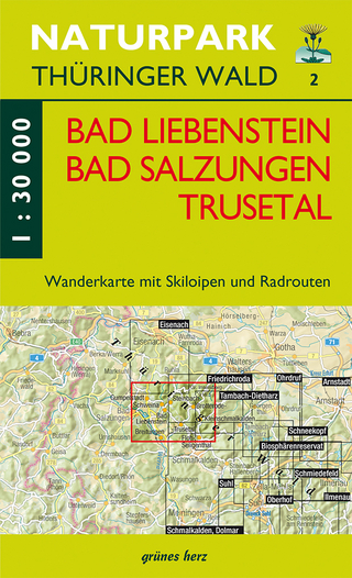 Wanderkarte Bad Liebenstein, Bad Salzungen, Trusetal