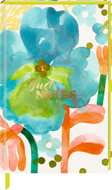 Notizbuch DIN A6 &ndash; Just Notes (Blue Flower)