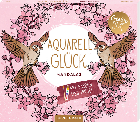 Aquarell-Gl&uuml;ck Mandalas