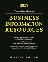 Business Information Resources, 2025 - Grey House Publishing
