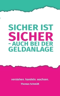 Sicher ist sicher - auch bei der Geldanlage
