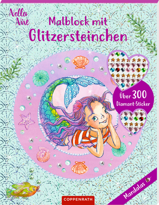 Malblock mit Glitzersteinchen: Mandalas