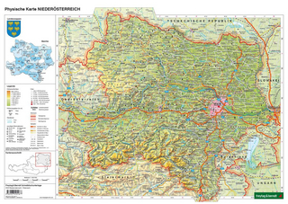 Schulhandkarte Niederösterreich, 1:450.000
