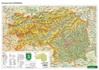 Schulhandkarte Steiermark, 1:400.000