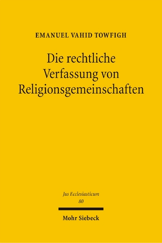 Die rechtliche Verfassung von Religionsgemeinschaften