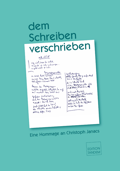 dem Schreiben verschrieben - 