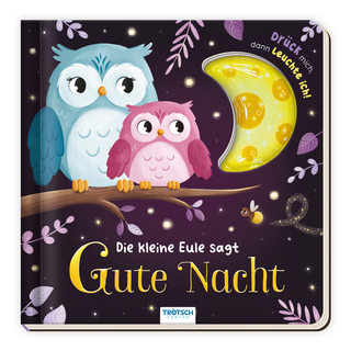 TRÖTSCH - Pappenbuch Leuchtbuch Die kleine Eule sagt Gute Nacht