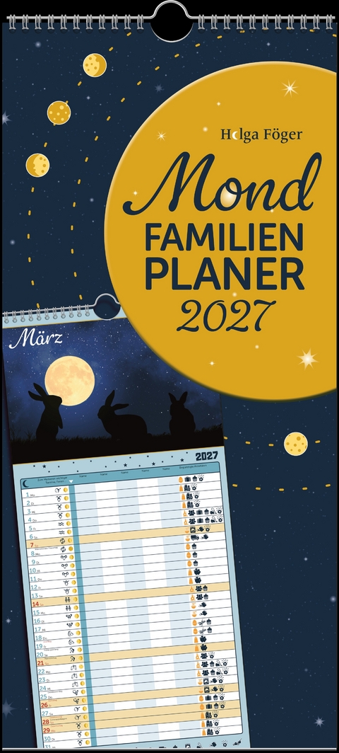 Mond-Familienplaner 2027 - Helga F&ouml;ger
