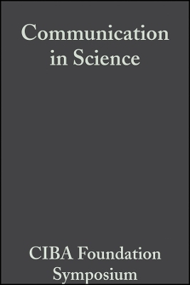 Ciba Foundation Symposium – Communication in Science – Documentation and Automation